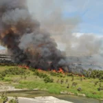 fire on the estero