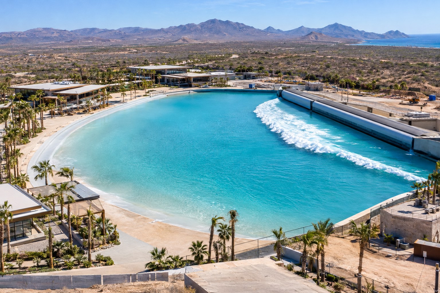 Artificial surf wave pool development in Los Cabos, Baja California Sur