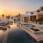 Viceroy Los Cabos architecture and reflecting pools in San José del Cabo