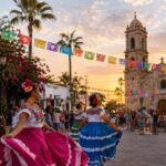 Traditional community festival in historic Todos Santos, Baja California Sur